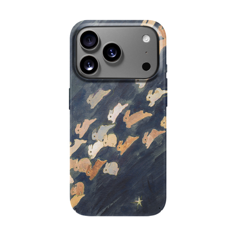 Vibrant Mountain Road Illustration Nature iPhone Case