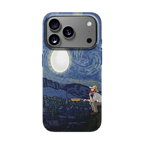 Vibrant Mountain Road Illustration Nature iPhone Case