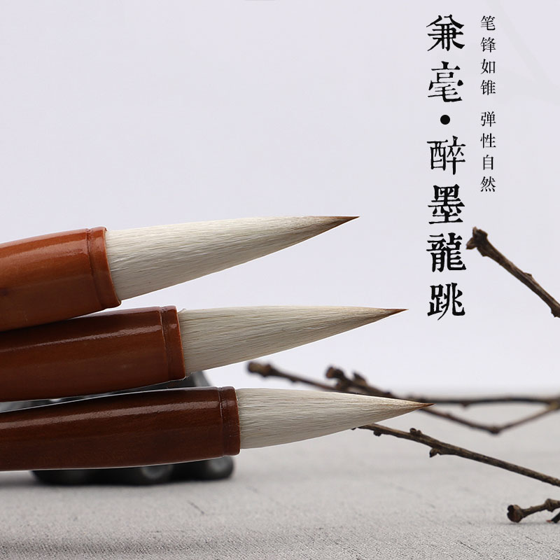 Into the phase brush drunk ink dragon dance and third grade students special beginner calligraphy practice big script in regular Chinese calligraphy class Chinese painting soft and hard moderate prize gift set brush