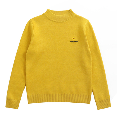 男童套头时尚针织衫加绒毛衣