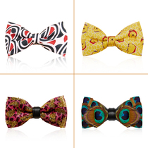 Maryasha childrens bow tie English style Korean version of the handsome geometric pattern bow tie flower boy foreign childrens bow tie