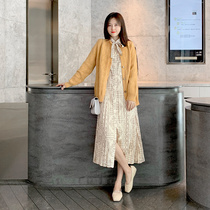 Pregnant woman Spring and autumn snow spinning Liondress fashion loose suit 2022 Spring and autumn models New can breastfeed two sets of hot mothers