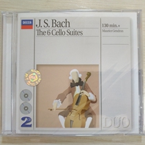 New genuine spot German version DECCA Bach six unaccompanied cello suites Jean Deron 2CD