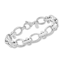 (Direct mail from the United States) ross-simons universal bracelet sterling silver silver bracelet design