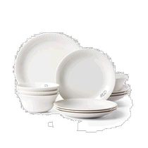 Lenox Profile 12-Piece Dinnerware Set 15 30 lb. White - Multiple (US