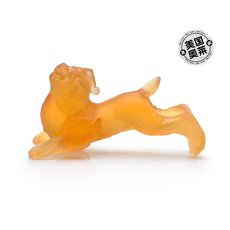 Декоративная тарелка daum animal universe amber