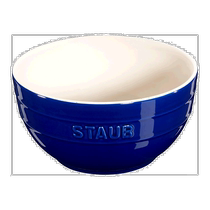 Staub Ceramic 6 5 Large Universal Bowl - Dark Blue (USA) Straight