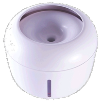 Pet Life “Moda-Pure” Filtered Cat and Dog Water Fountain - White (American Outlet) Straight