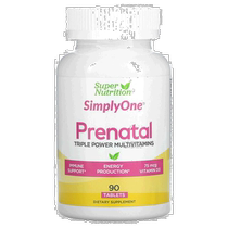 Hong Kong Straight Hair iHerb Super Nutrition Tablets Prenatal Multivitamin Supplement 90 Tablets