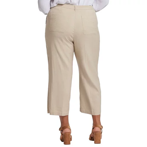 Самоуправляемые джинсы карго NYDJ Plus с перьями - желтые прямые волосы в американском аутлете