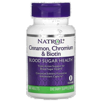 Hong Kong Straight Hair Natrol Glucose Metabolism Dietary Supplement to Maintain Healthy Blood Sugar Levels 60 Tablets