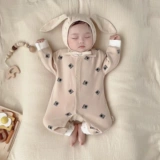 Детское демисезонное осеннее хлопковое боди подходит для мужчин и женщин, пижама для девочек, лонгслив для новорожденных для выхода на улицу