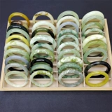 Живая специальная стрельба 29,9 с низким натуральным нефритом браслет древний стиль древнего стиля, чистый цвет, безупречный недостаток 1 бесплатная доставка