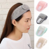 Makeup hair band women wash face out sports cute plush hair hoop net red mask wash simple hair accessories