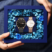 Couple watches a pair of Swiss X 2021 new male and female students waterproof mechanical nameplate to send girlfriend