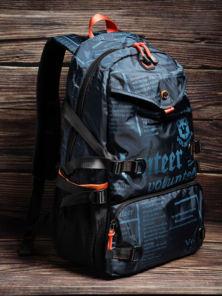 Fashion men travel backpack bag 2021 new computer bag large capacity commuter backpack college students canvas bag