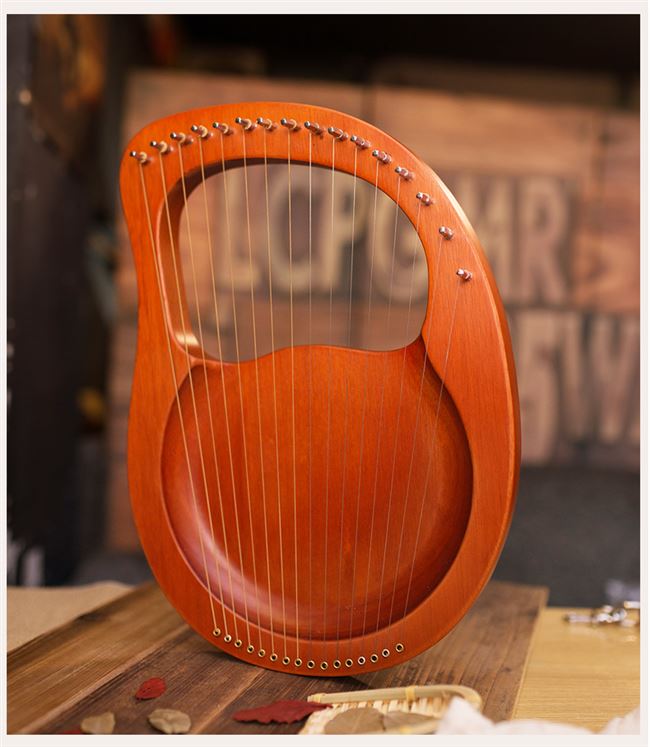 Đàn hạc 16 giai điệu 16 dây Lyaqin cho người mới bắt đầu đàn hạc nhỏ lyre lyre đàn piano Nhạc cụ cầm tay nhỏ - Nhạc cụ phương Tây đàn morrison