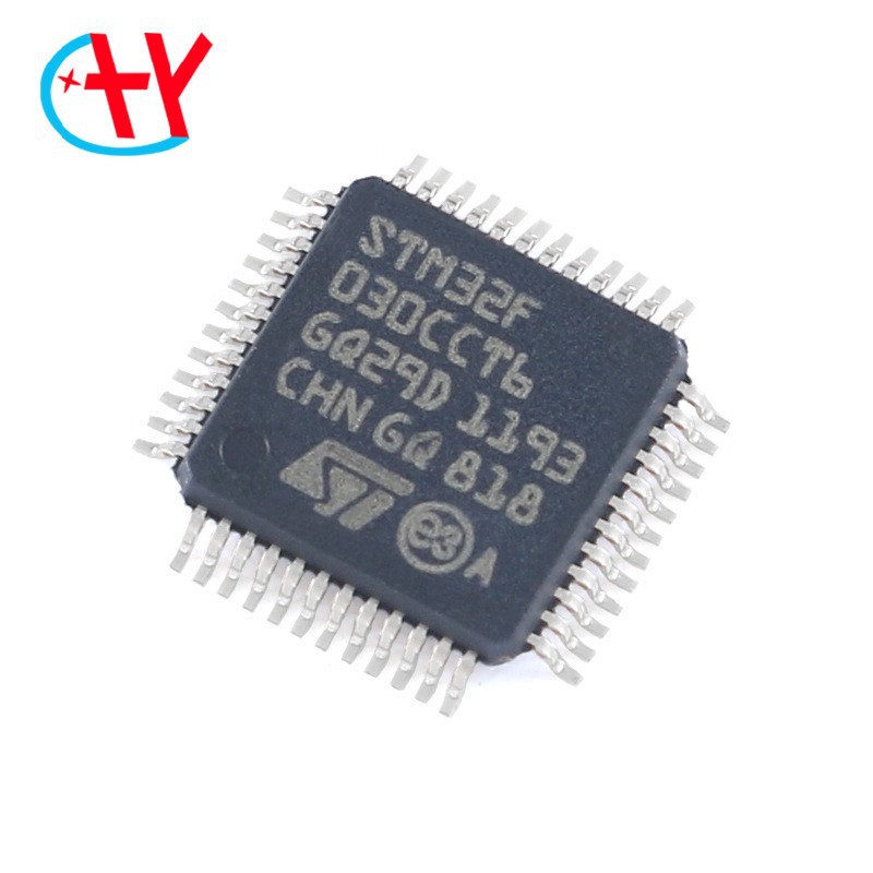 原装正品STM32F030CCT6 LQFP-48 ARM Cortex-M0 32位微控制器-MCU