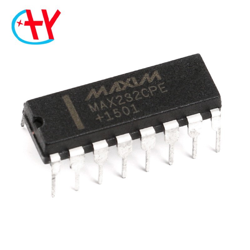 原装正品 直插 MAX232CPE+ DIP-16 RS232 线路驱动器/接收器芯片