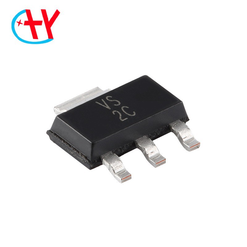 原装正品 TLV1117-33IDCYR SOT-223-4 3.3V 800mA 线性稳压器芯片