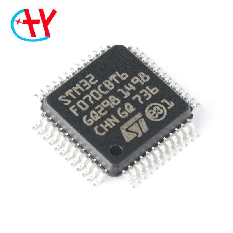 原装正品STM32F070CBT6 LQFP-48 ARM Cortex-M0 32位微控制器-MCU