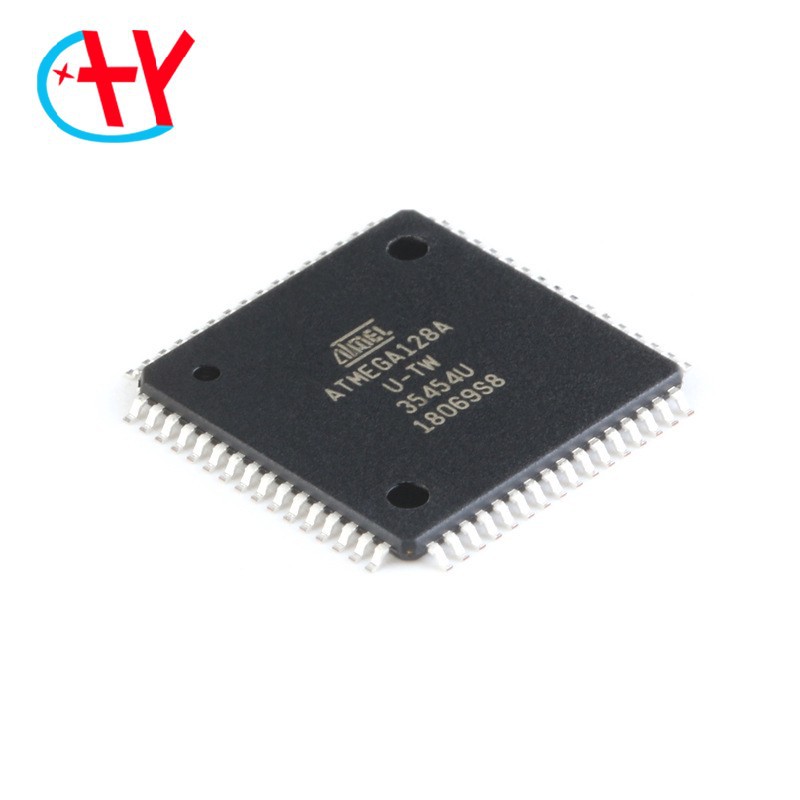原装正品 贴片 ATMEGA128A-AU 芯片 微控制器 8位 AVR TQFP-64