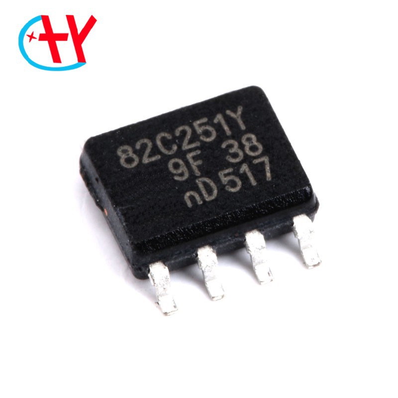 原装正品 贴片 PCA82C251T/YM SOP-8 CAN总线收发器芯片 24V