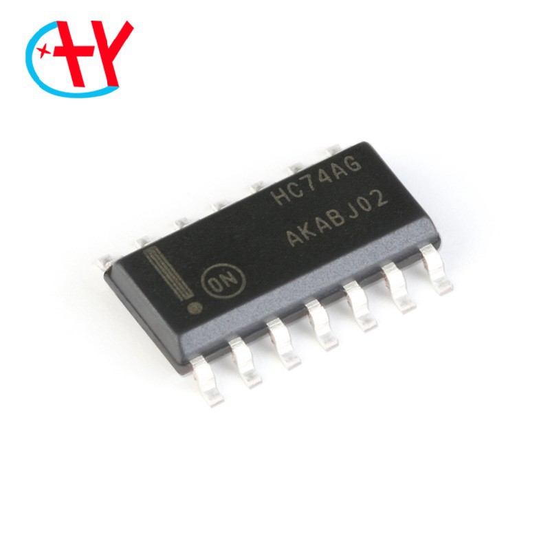 原装正品MC74HC74ADR2G SOIC-14置位和复位功能双D触发器逻辑芯片