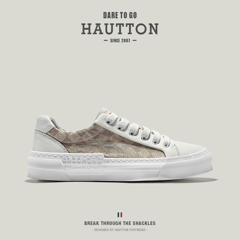 HT Ghorton 2022 New Summer Breathable Casual Plaid Canvas Shoes Trend 100 hitch for men's new low-help sliding board shoes