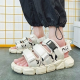 Нескользящая летняя детская пляжная обувь для мальчиков, детские спортивные сандалии, модные слайдеры, 2022, мягкая подошва, подходит для подростков, городской стиль