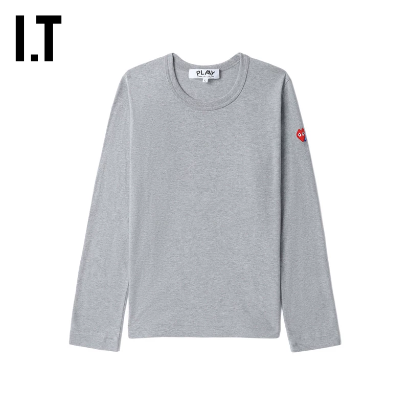 IT CDG PLAY COMME des GARCONS Kawakubo Rei женская лонгслив футболка с длинным рукавом простая повседневная внутренняя одежда