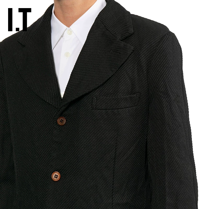 IT CDG COMME des GARCONS HOMME PLUS Мужская короткий костюм поджак новый стиль