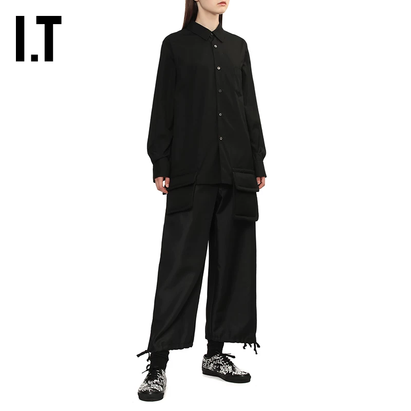 IT CDG COMME DES GARCONS COMME DES GARCONS женская полуприлегающая рубашка до талии