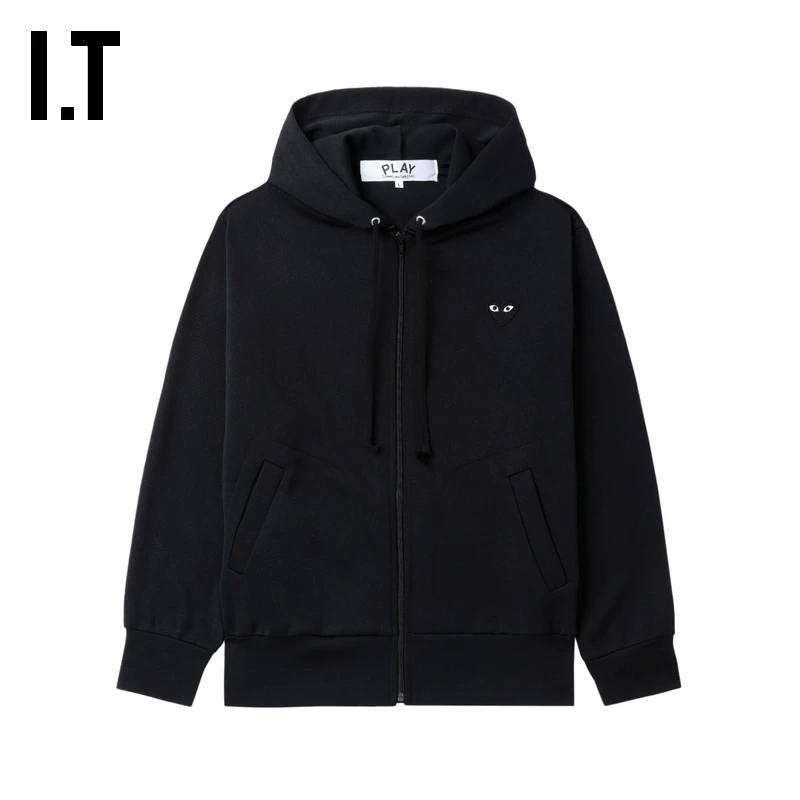 IT CDG PLAY COMME des GARCONS Kawakubo Rei парная худи с капюшоном молния куртка-толстовка внешний