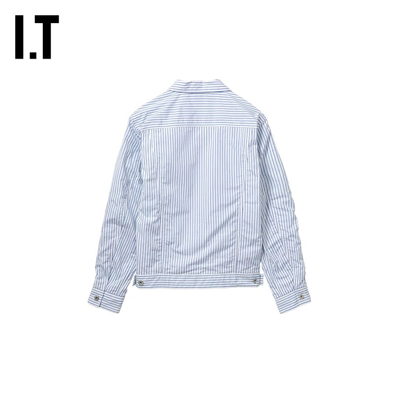 IT CDG COMME des GARCONS HOMME DEUX мужская вертикальная полосатая рабочая сорочка нового стиля