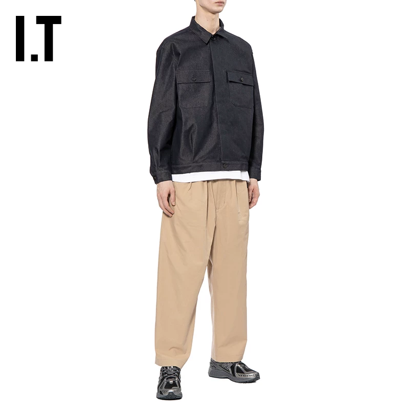 IT CDG COMME des GARCONS HOMME Мужская джинсовая куртка с лацканами ретро мужской
