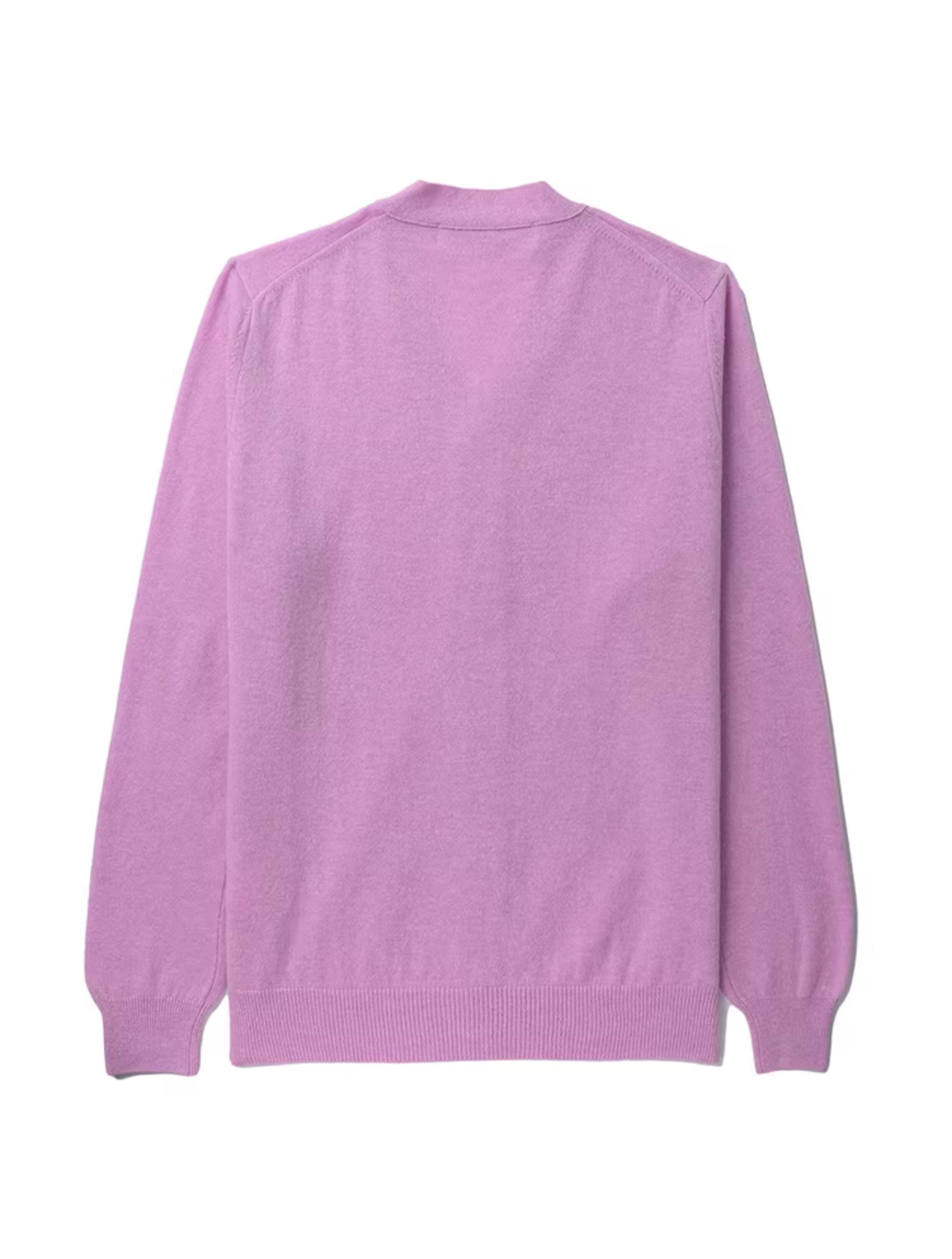 IT CDG PLAY COMME des GARCONСычуань кубо Затянувшись мужской вязание кардиган простой шерсть Рубашка i.t 