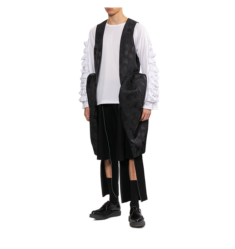 Жилеты it cdg comme des garcons homme plus男装廓形立体剪裁西装背心 I.t