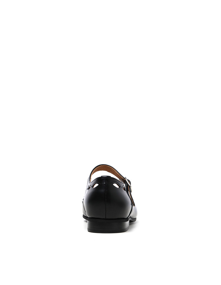 Туфли Мэри Джейн it cdg comme des garcons girl女款玛丽珍鞋复古镂空皮鞋平底鞋