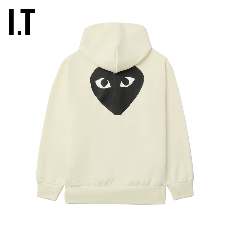 IT CDG PLAY COMME des GARCONS Kawakubo Rei парная худи с капюшоном молния куртка-толстовка внешний