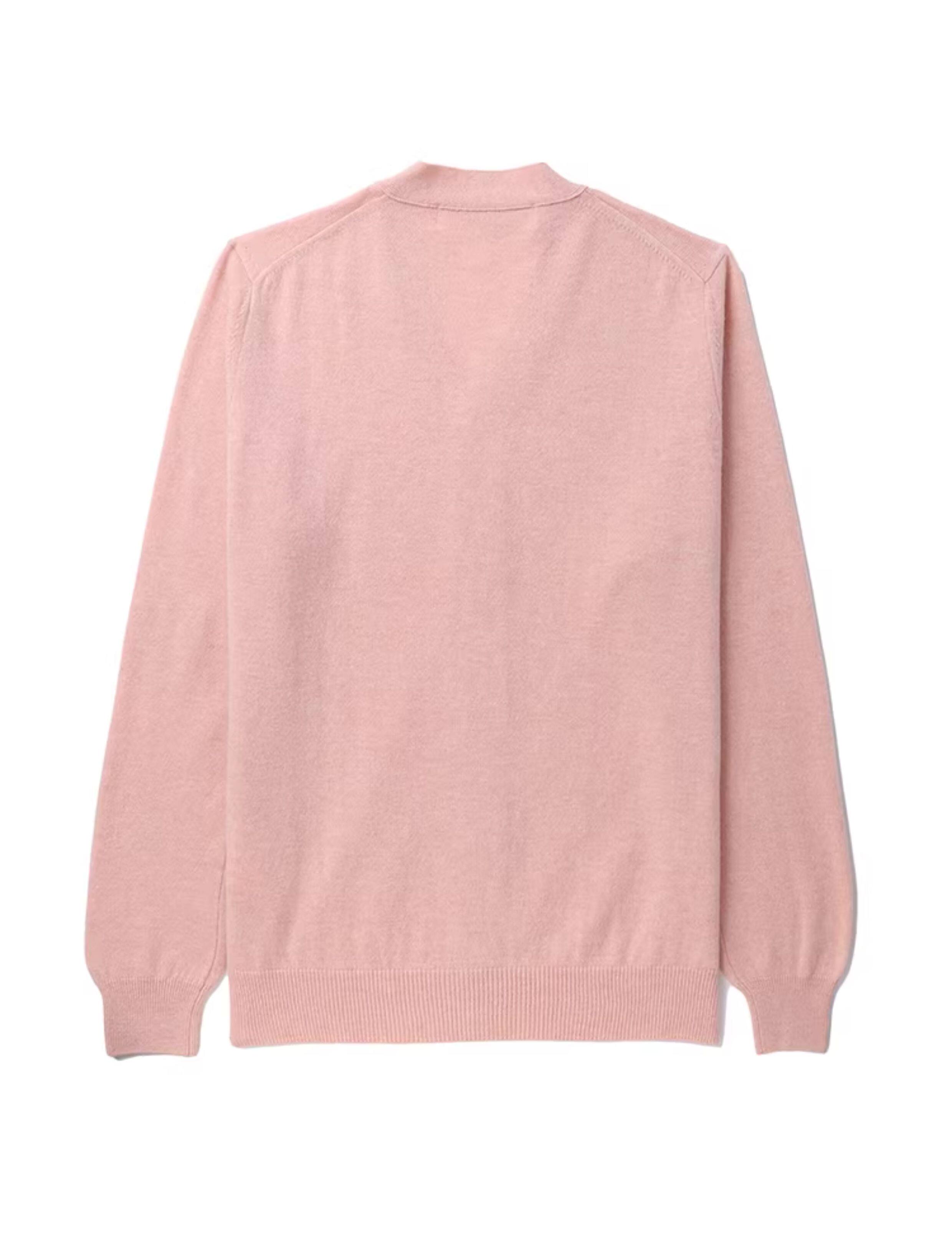 IT CDG PLAY COMME des GARCONСычуань кубо Затянувшись мужской вязание кардиган простой шерсть Рубашка i.t 
