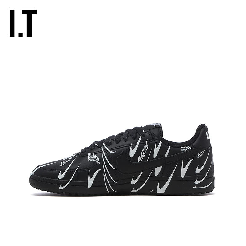 ИТ CDG COMME des GARCONS HOMME BLACK кроссовки низкие на шнуровке для пары и кроссовки