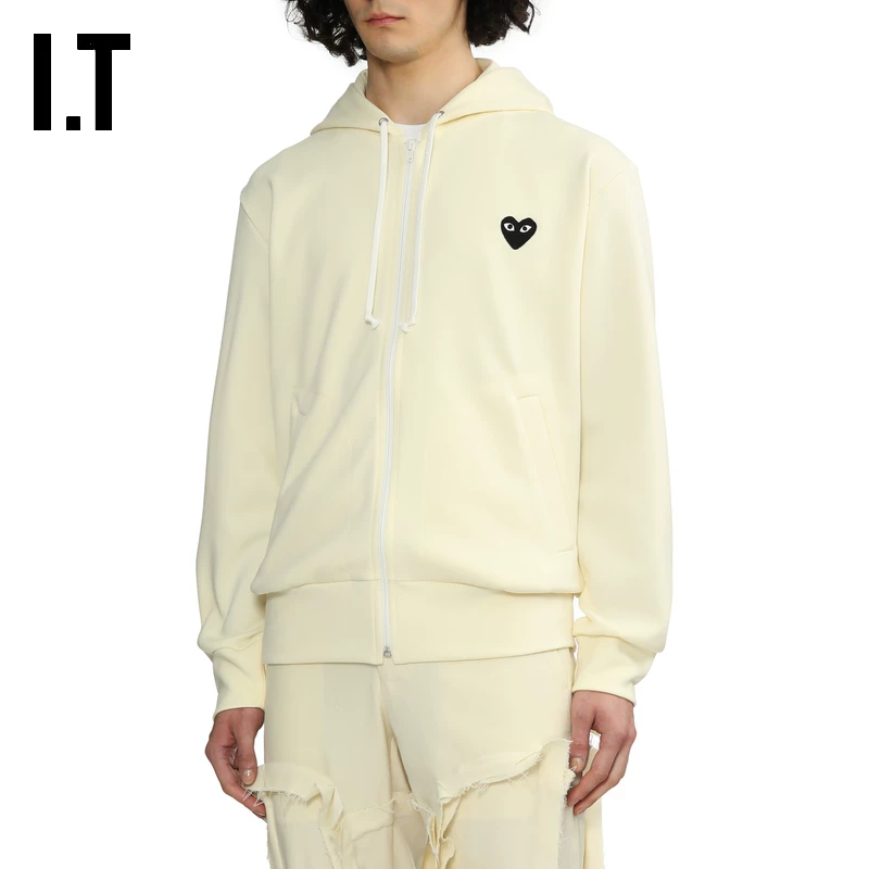 IT CDG PLAY COMME des GARCONS Kawakubo Rei парная худи с капюшоном молния куртка-толстовка внешний