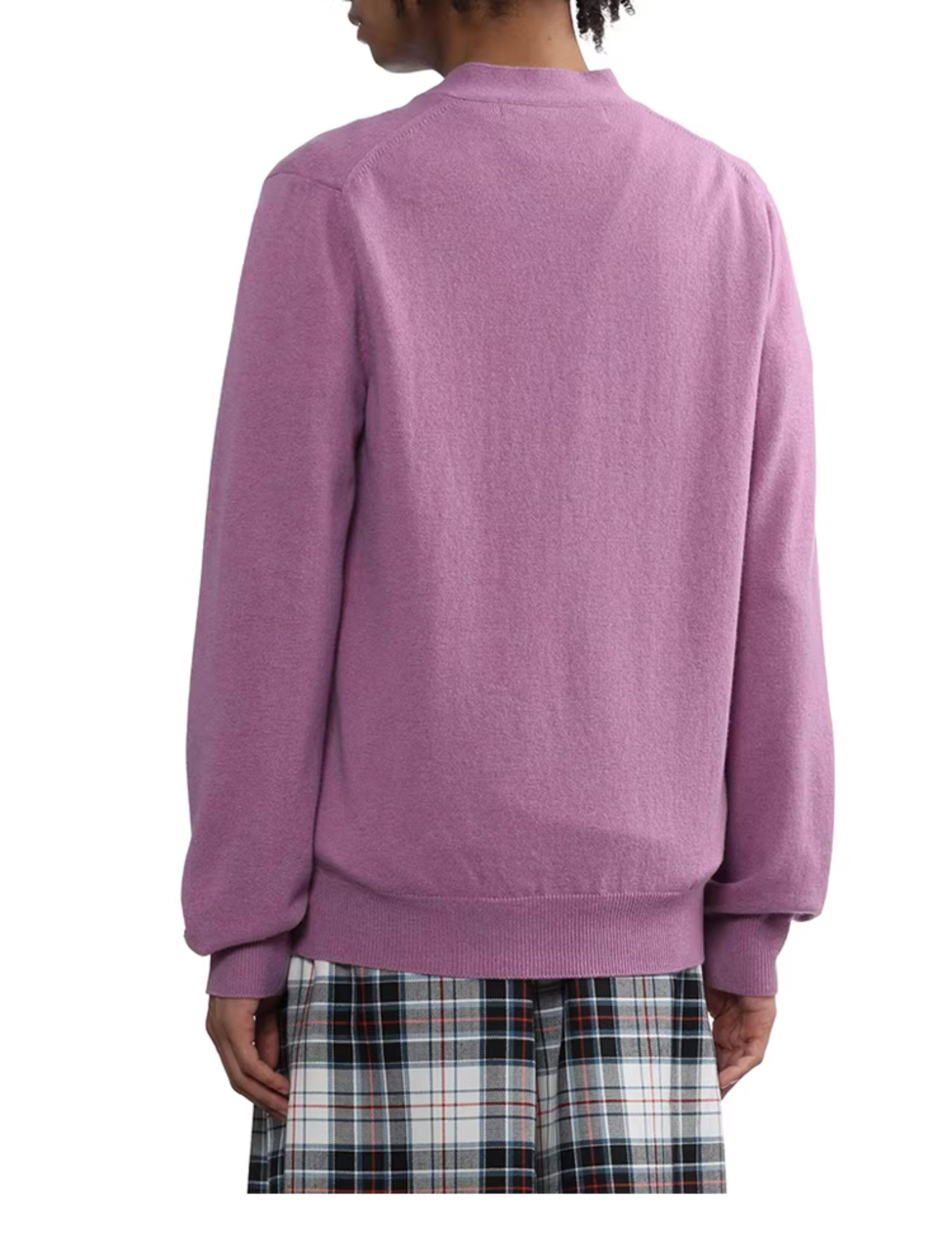 IT CDG PLAY COMME des GARCONСычуань кубо Затянувшись мужской вязание кардиган простой шерсть Рубашка i.t 