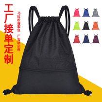 Custom beam pocket shoulder bag Training sports backpack Basketball bag Mesh pocket Mesh bag Student children volleyball football bag