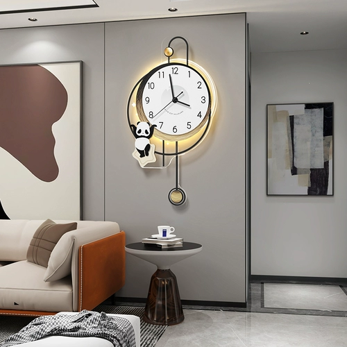 Midea 2024 Новая гостиная часы висячие часы современная простота атмосфера сеть красные тихие часы дома творческий стол