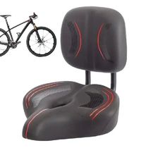 Wide Bike Seat ebike Passenger Seat With Back Support