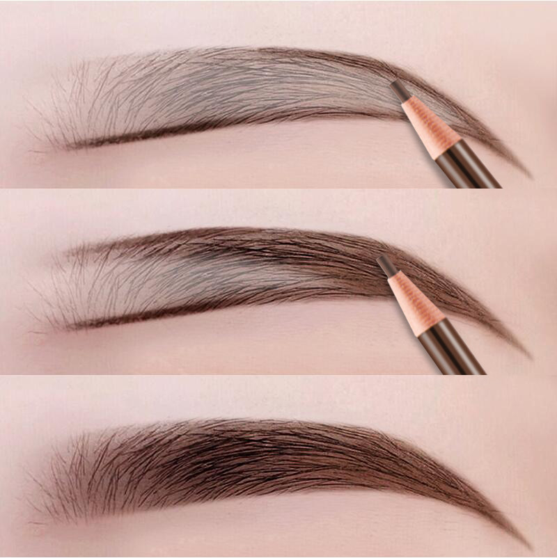 Pull Wire Brow waterproof Persistent not falling color Female beginners anti-perspiration Sweat Knife Sharpened Extreme head Li Jiaqi Recommended