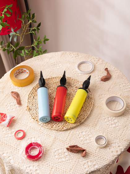 结婚布置场景装饰铝膜气球绑带打气筒电动充气机便携式心形打结器