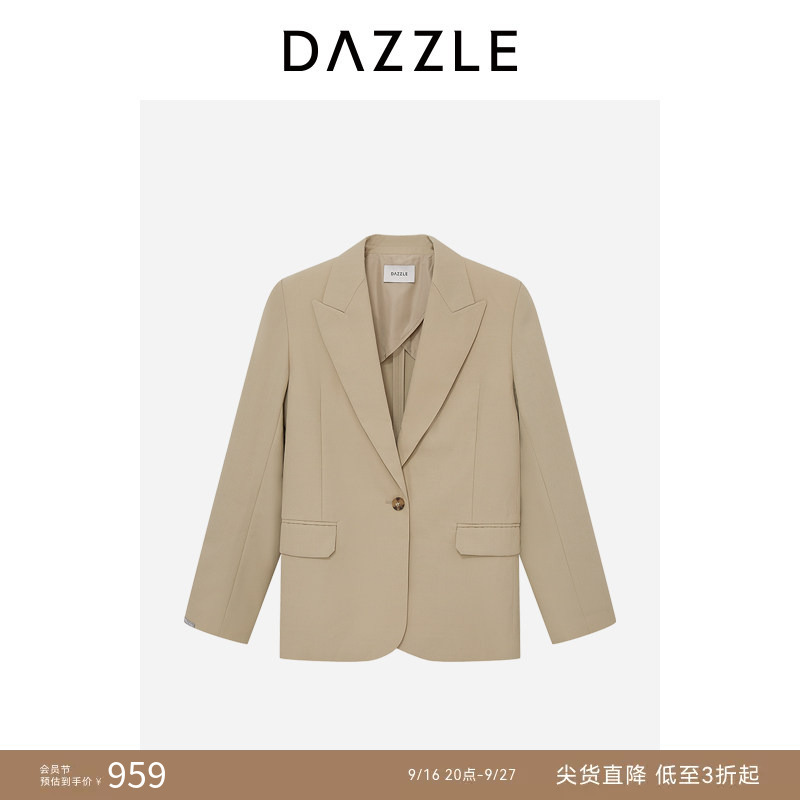 [Exclusively for Outlet Stores] Dazzle Outlet Spring and Autumn Fine Wool Suit Jacket
